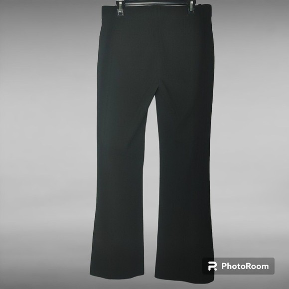 GAP Women's Curvy Black Straight Leg Pants Size 10R Flat Front Stretch - Picture 2 of 8